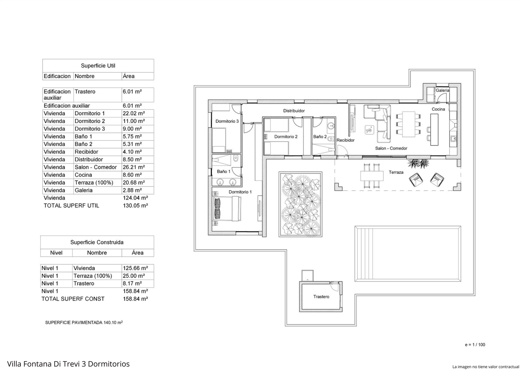 Grundriss · Villa Fontana di Trevi