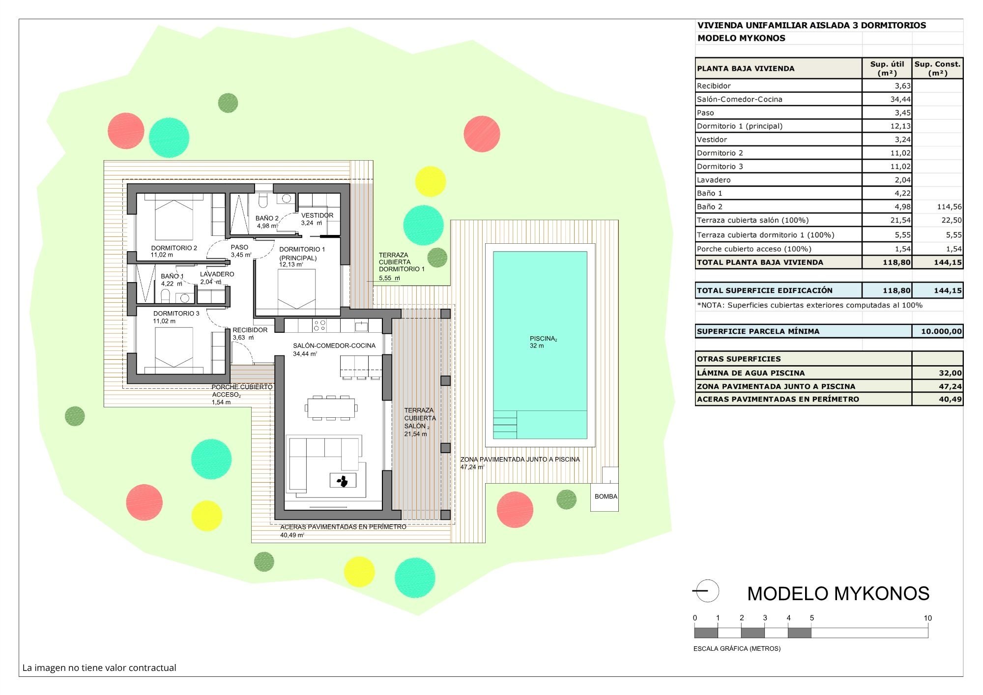 Grundriss · Villa Mykonos