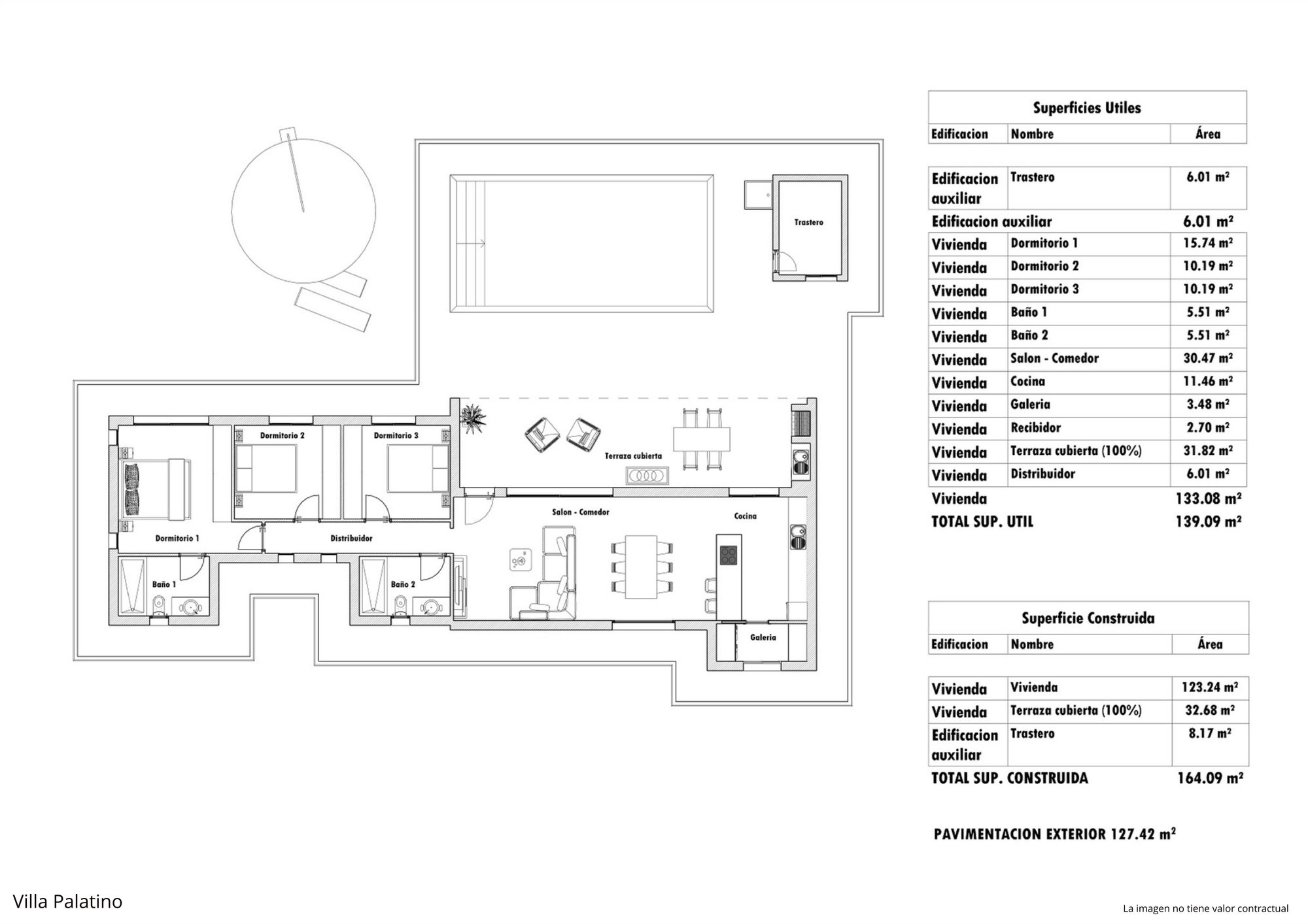 Grundriss · Villa Palatino